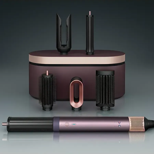 Новый Стайлер Dyson Airwrap HS09 Co-anda2x для выпрямления и укладки волос сливовый/Jasper Plum с боксом для хранения