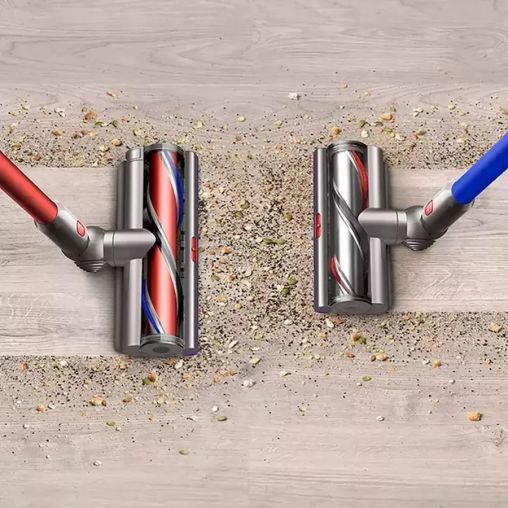 Пылесос Dyson V15 Detect Fluffy вертикальный/беспроводной Blue/Nickel
